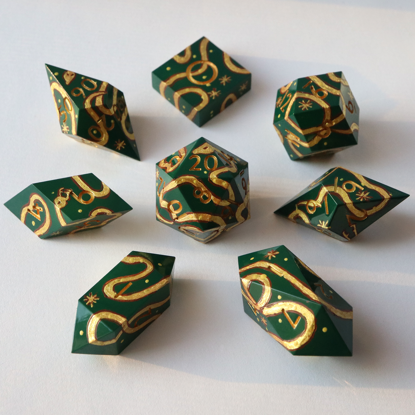 Divine Serpent 8 pc Crystal Set