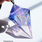 Crystal D4 Keychain